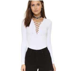 free people white top